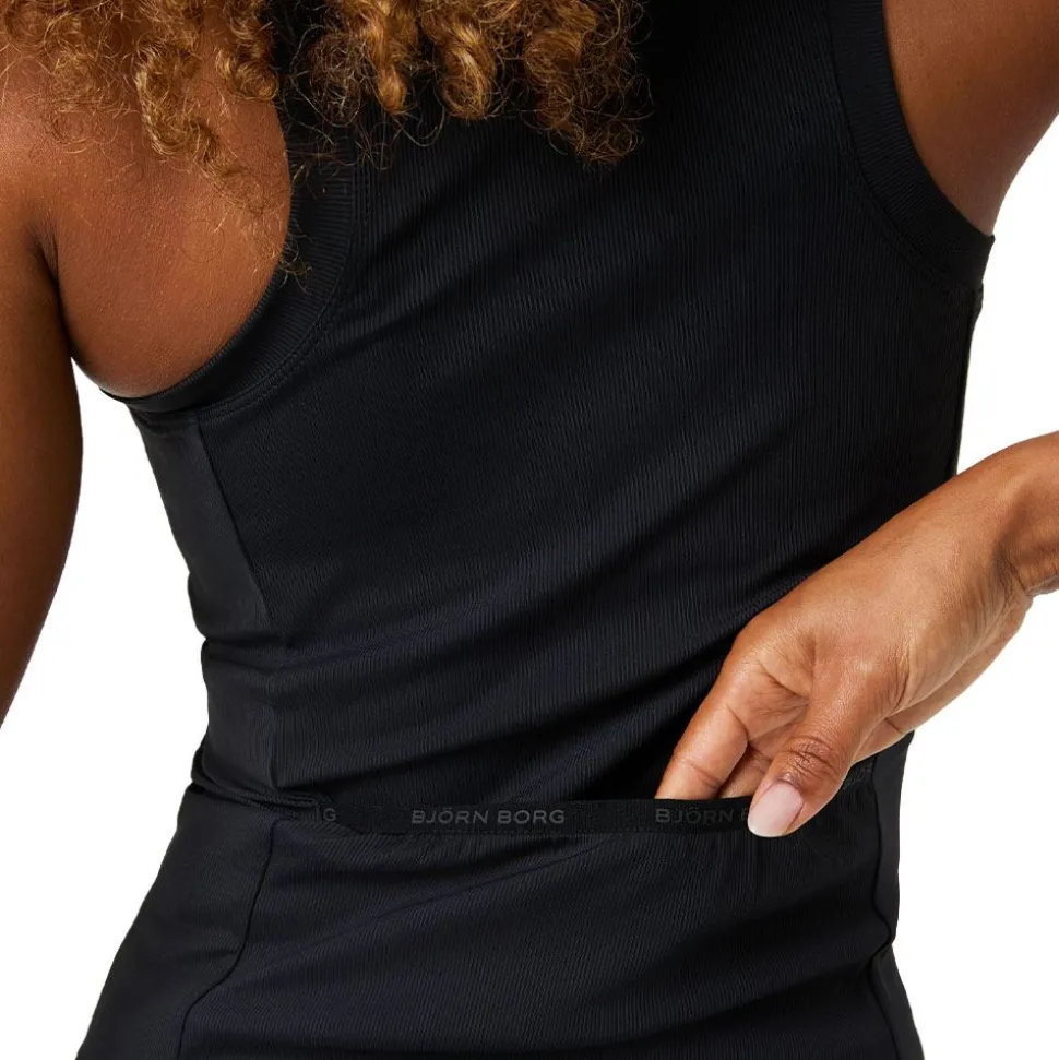 Ace Pocket Ribbed Tank Top Dam