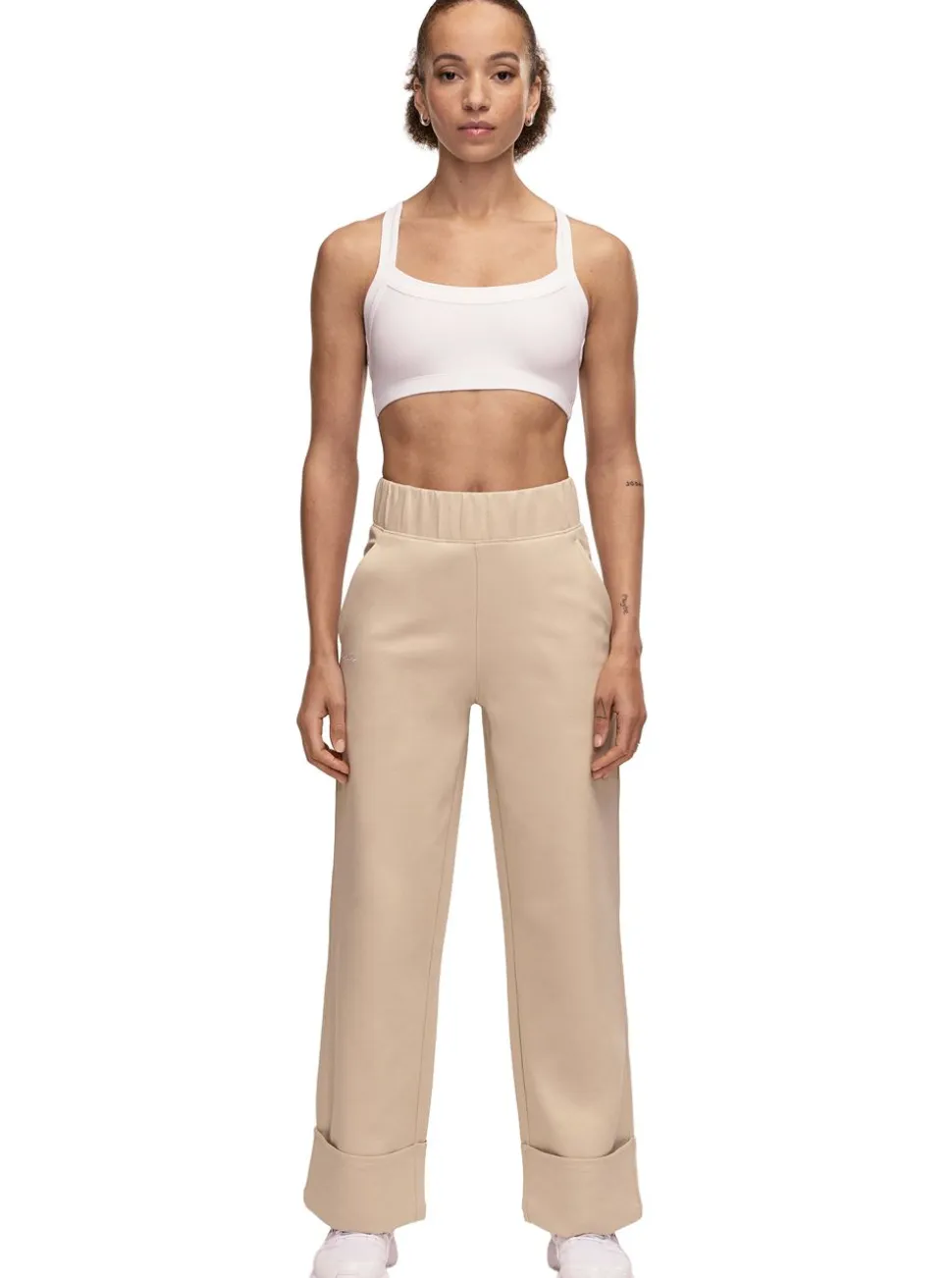 Aria Turn Up Straight Jogger Dam