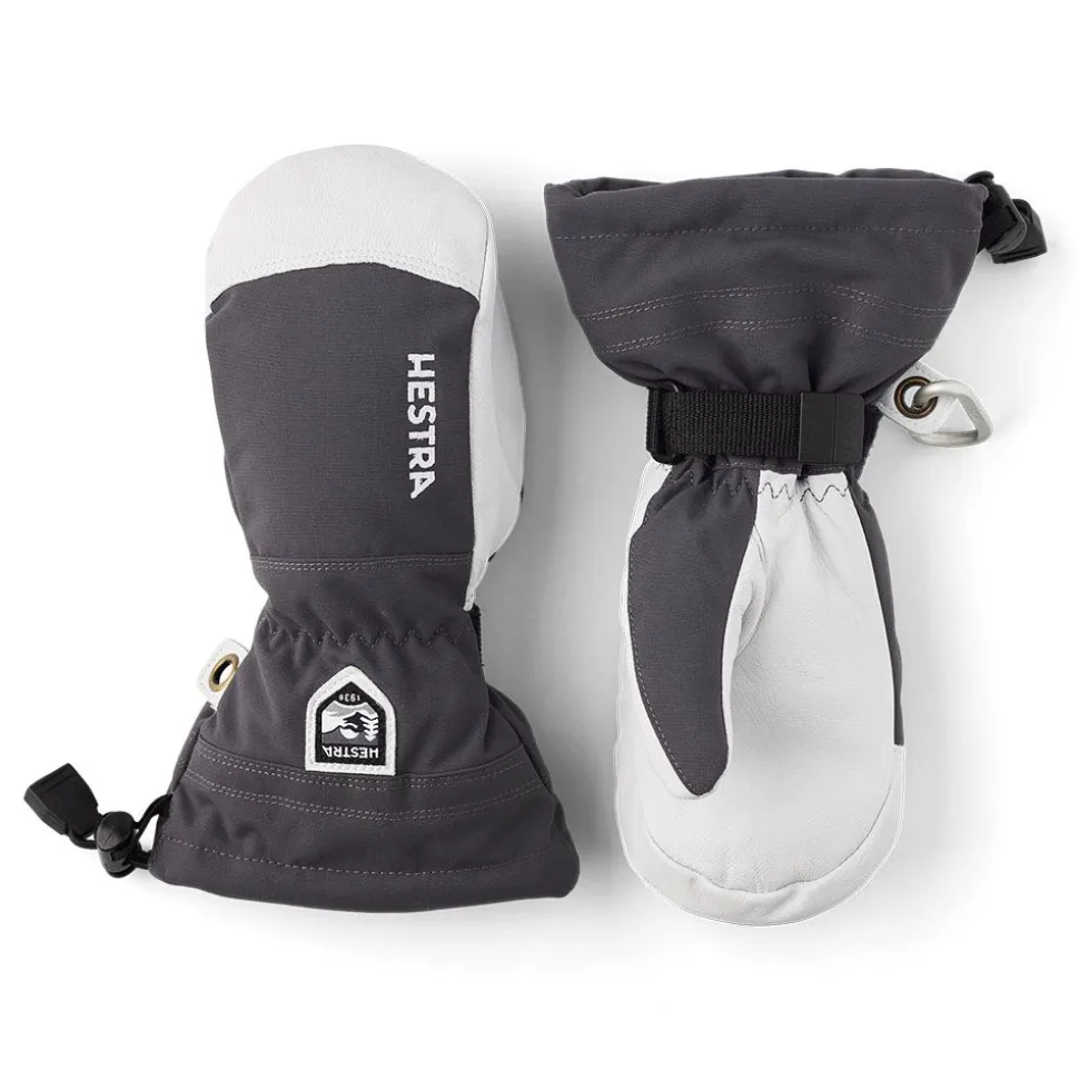 Army Leather Heli Ski Mitt Junior