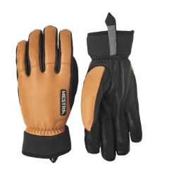 Army Leather Wool Terry 5-Finger