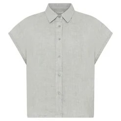 ASTER fold up short sleeve linen shirt Dam