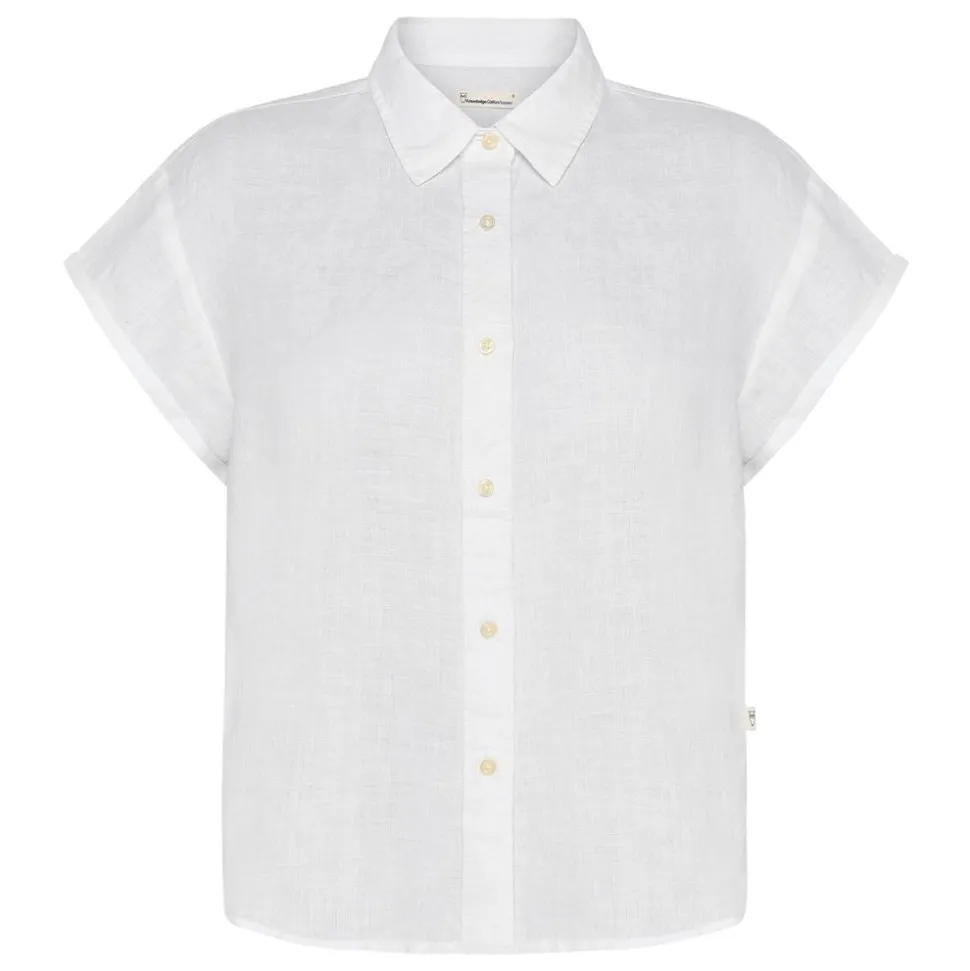 ASTER fold up short sleeve linen shirt Dam