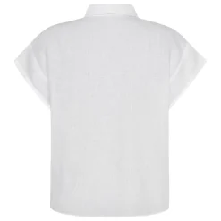 ASTER fold up short sleeve linen shirt Dam