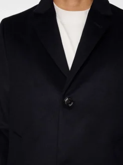 August Melton Cashmere Coat herr