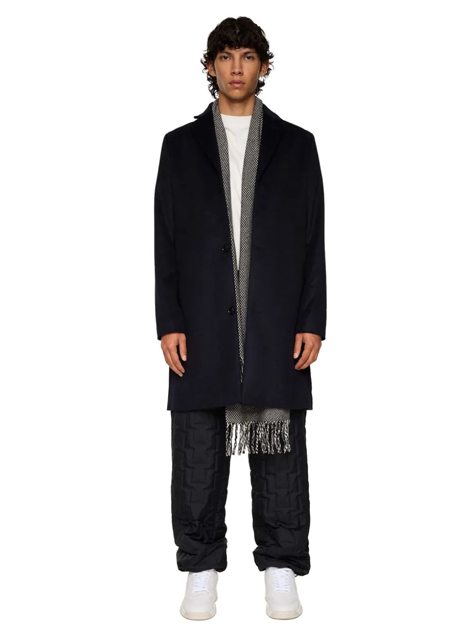 August Melton Cashmere Coat herr