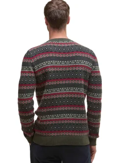 Barbour Easdale Fair Isle Crew Neck Sweater
