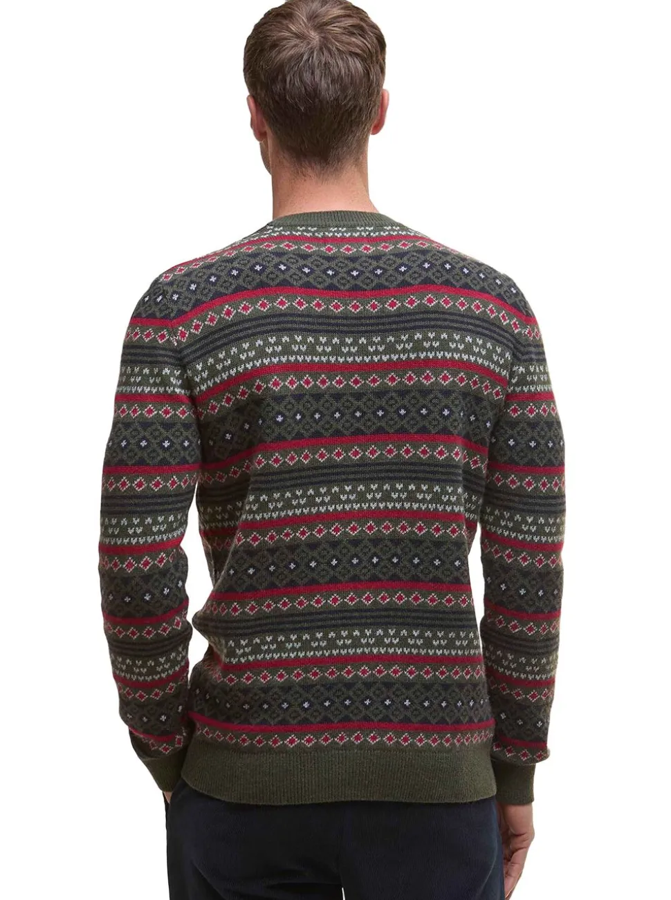 Barbour Easdale Fair Isle Crew Neck Sweater