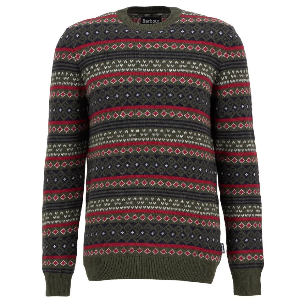 Barbour Easdale Fair Isle Crew Neck Sweater