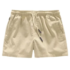 Beige Linen Shorts Herr