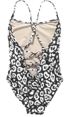 Black Leo Swim Suit Dam