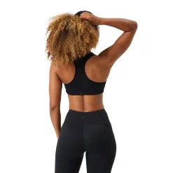Borg Mid Support Sports Bra Dam