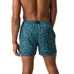 Borg Print Swim Shorts Herr