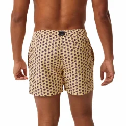 Borg Print Swim Shorts Herr