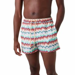 Borg Print Swim Shorts Herr