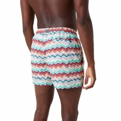 Borg Print Swim Shorts Herr