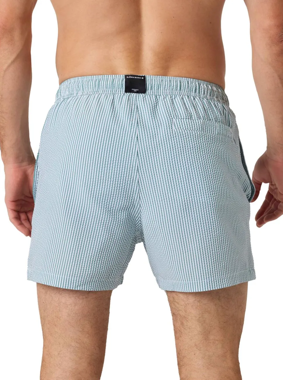 BORG SEERSUCKER SWIM SHORTS HERR