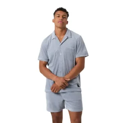 Borg Toweling Pool Shirt Herr
