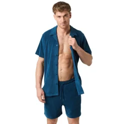 Borg Toweling Pool Shirt Herr