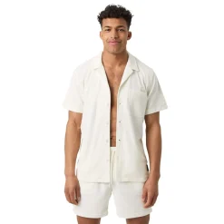 Borg Toweling Pool Shirt Herr