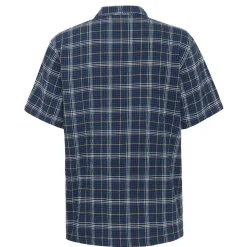 Box Fit Seersucker Short Sleeved Shirt Herr