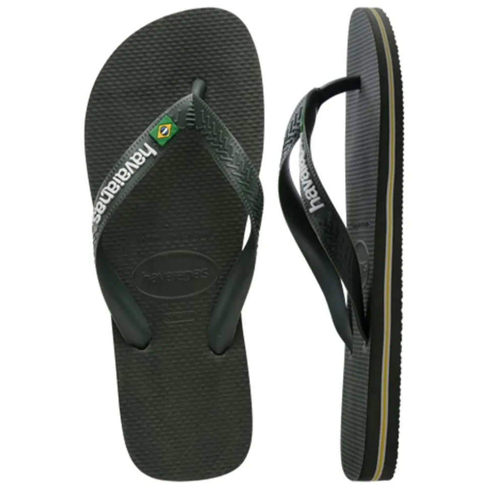 Brasil Logo Flip Flops