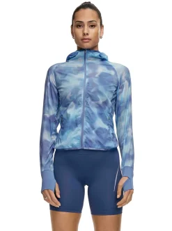 Breeze Printed Running Jacket Dam