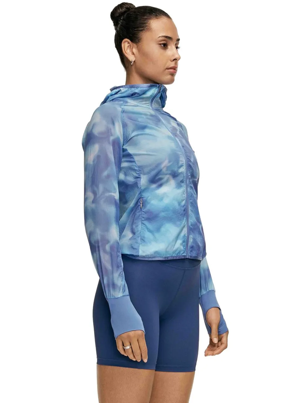 Breeze Printed Running Jacket Dam