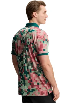Bridger Tour Print Polo Herr