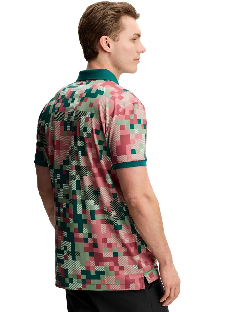 Bridger Tour Print Polo Herr