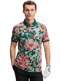 Bridger Tour Print Polo Herr