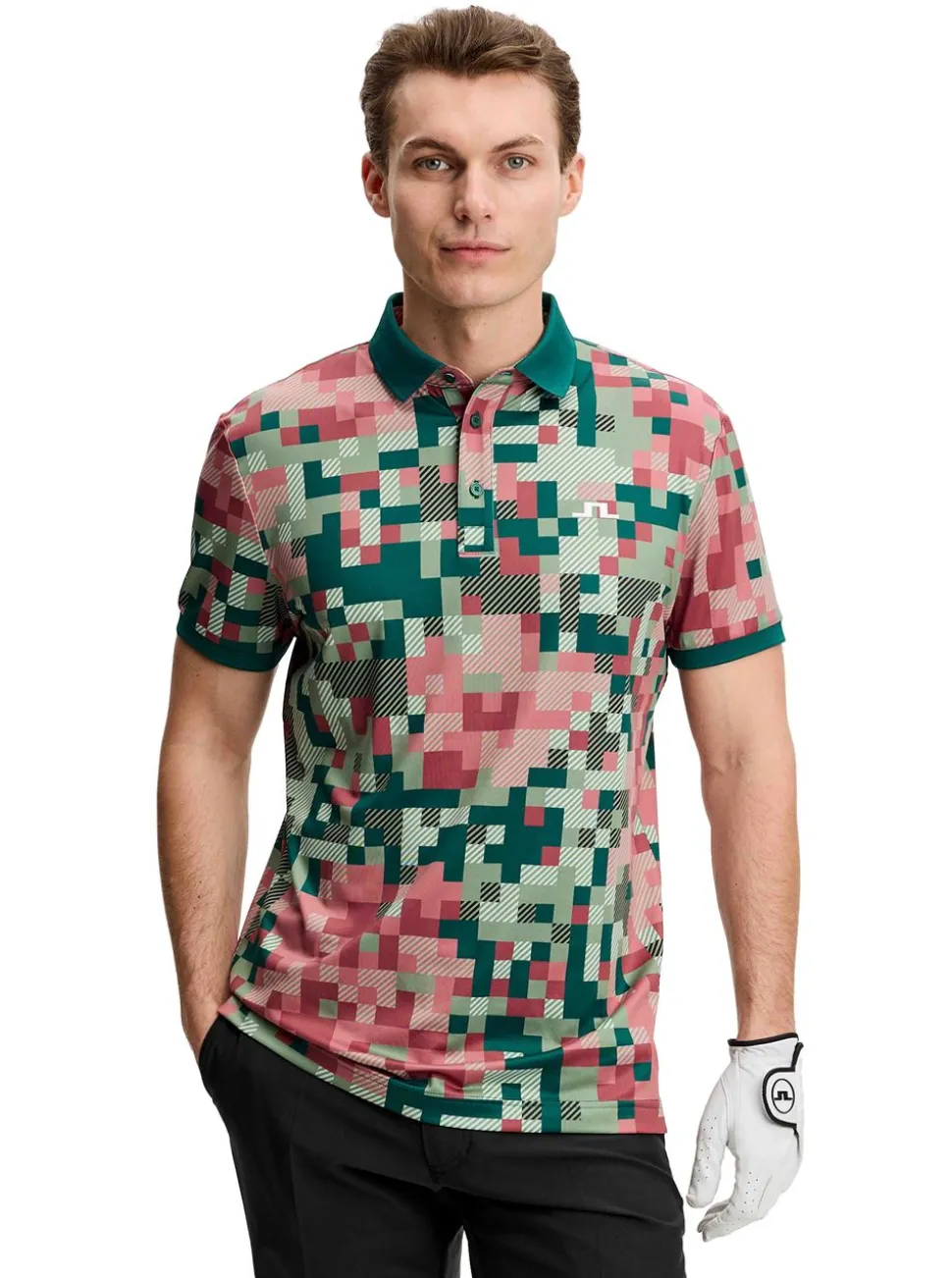 Bridger Tour Print Polo Herr