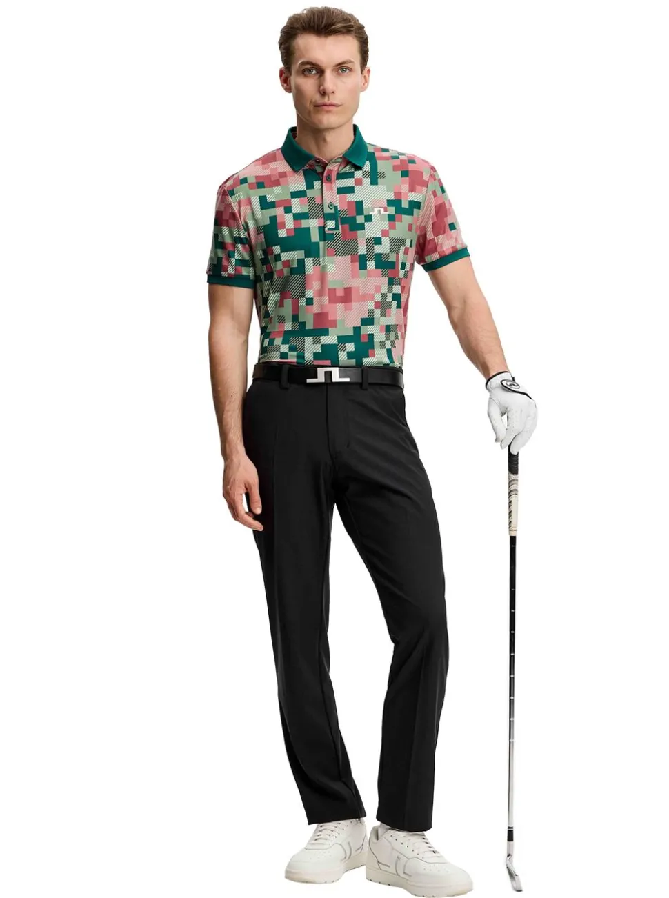 Bridger Tour Print Polo Herr
