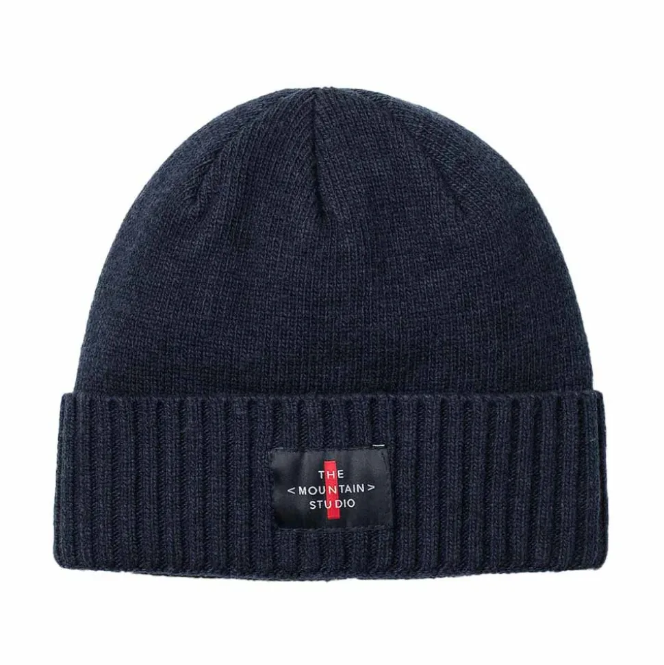 C-6 Cashmere Mix Cross Logo Beanie Herr