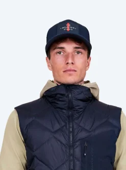 C-7 MESH CROSS LOGO CAP