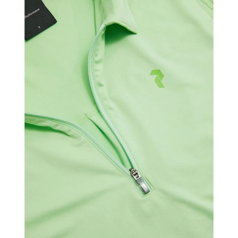 Comfort Zip Seeveless Polo Dam