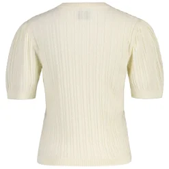 COTTON CABLE C-NECK Short Sleeve Dam