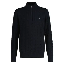 Cotton Cable Half Zip