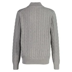Cotton Cable Half Zip