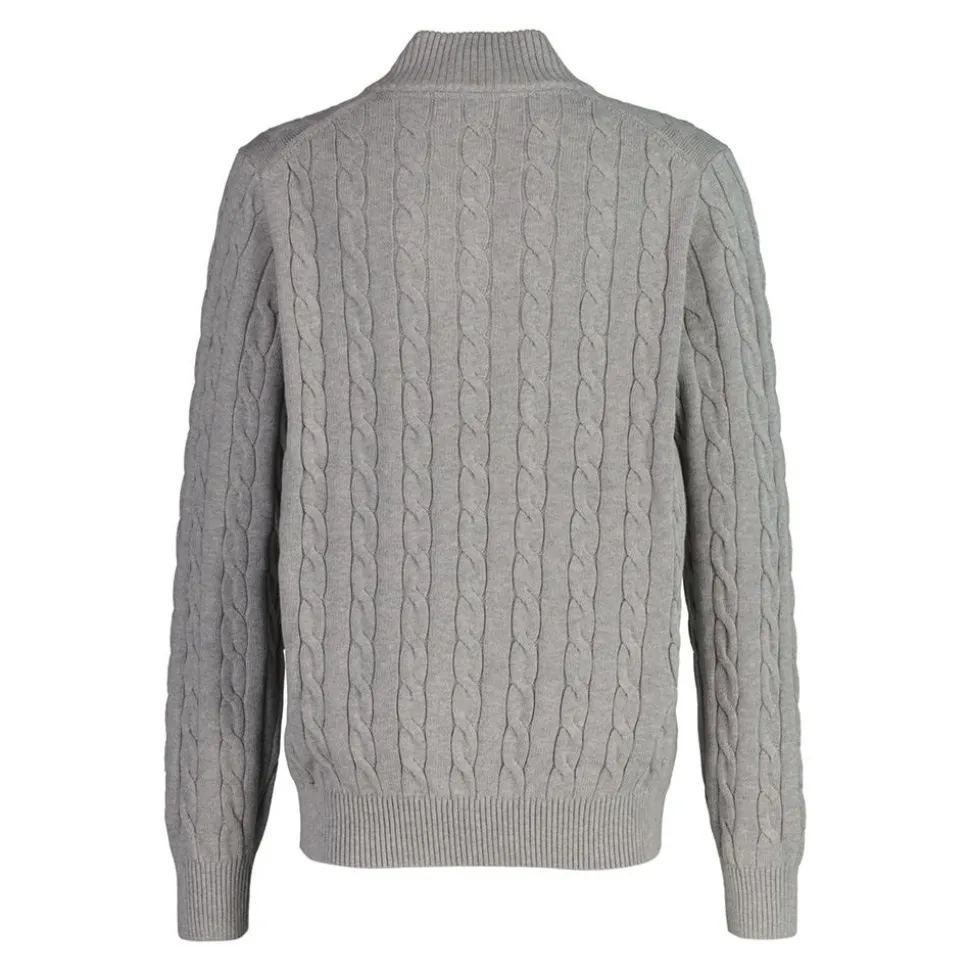 Cotton Cable Half Zip