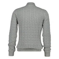 Cotton Cable Half Zip Herr