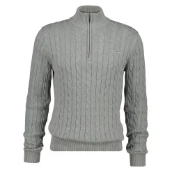 Cotton Cable Half Zip Herr