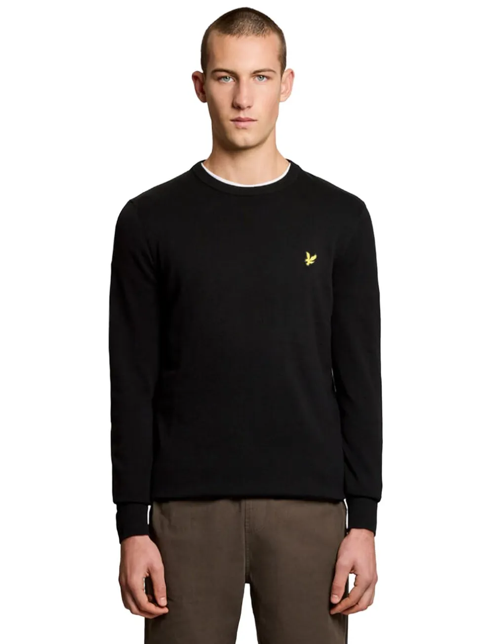 Cotton Crew Neck Jumper Herr