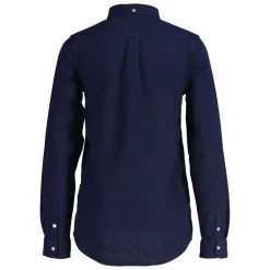 Cotton Linnen Botton Down Longsleeve Shirt Junior