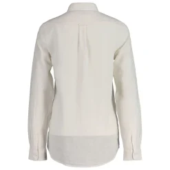 Cotton Linnen Botton Down Longsleeve Shirt Junior