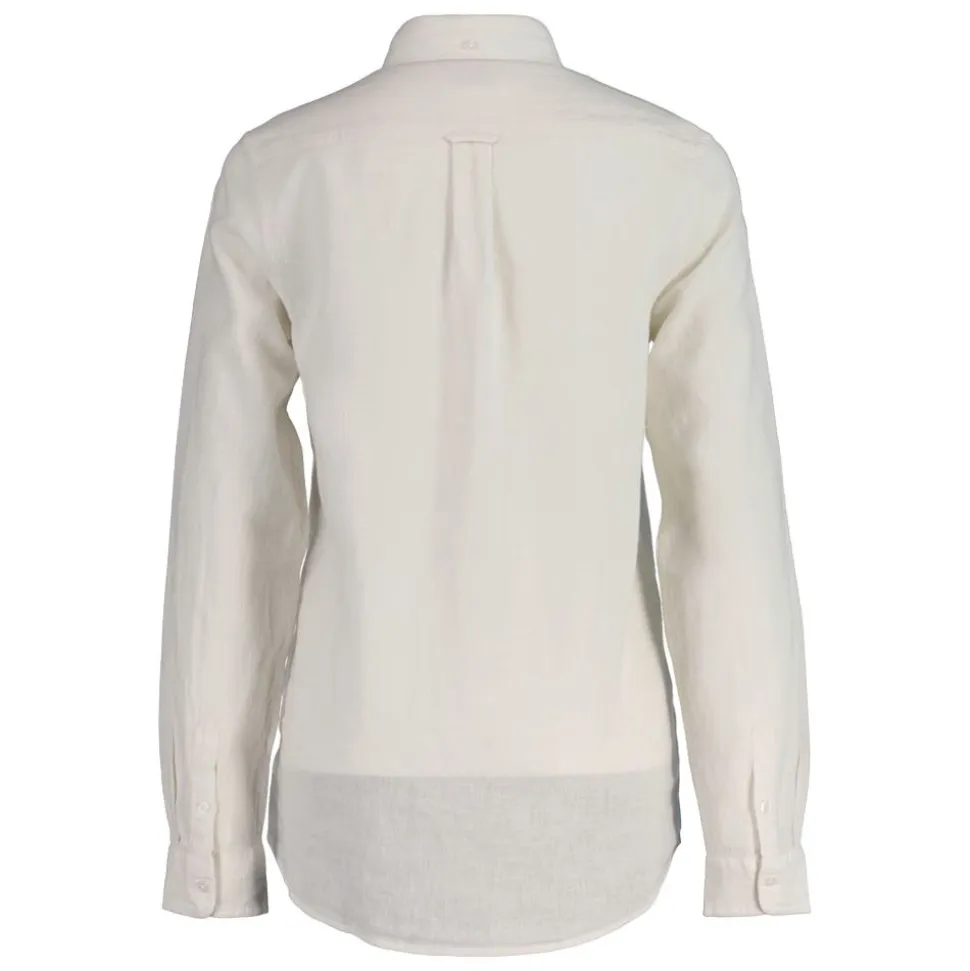 Cotton Linnen Botton Down Longsleeve Shirt Junior