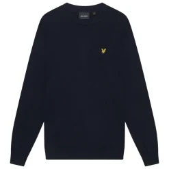 Cotton Merino Crew Neck Jumper Herr