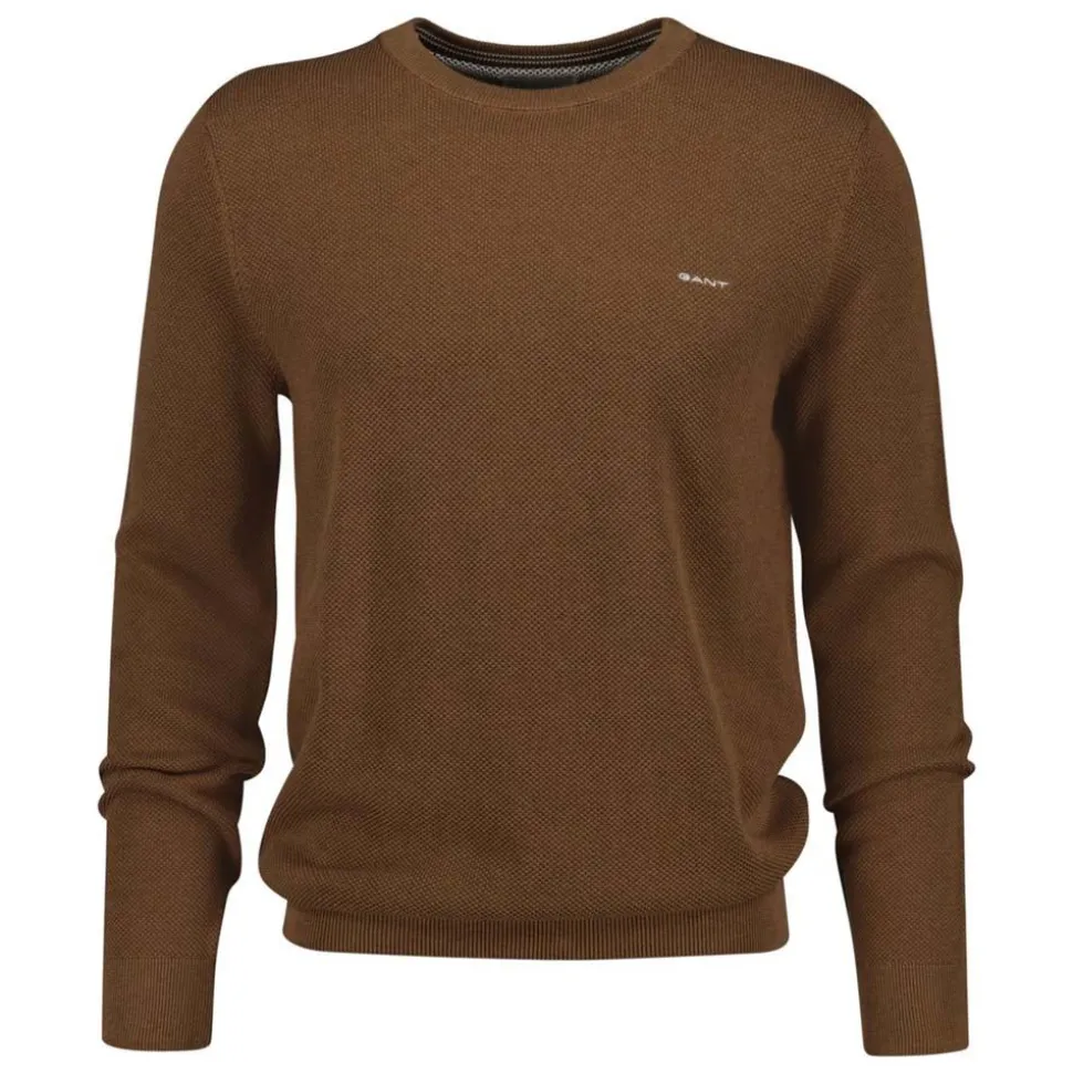 Cotton Pique Crew Neck Herr