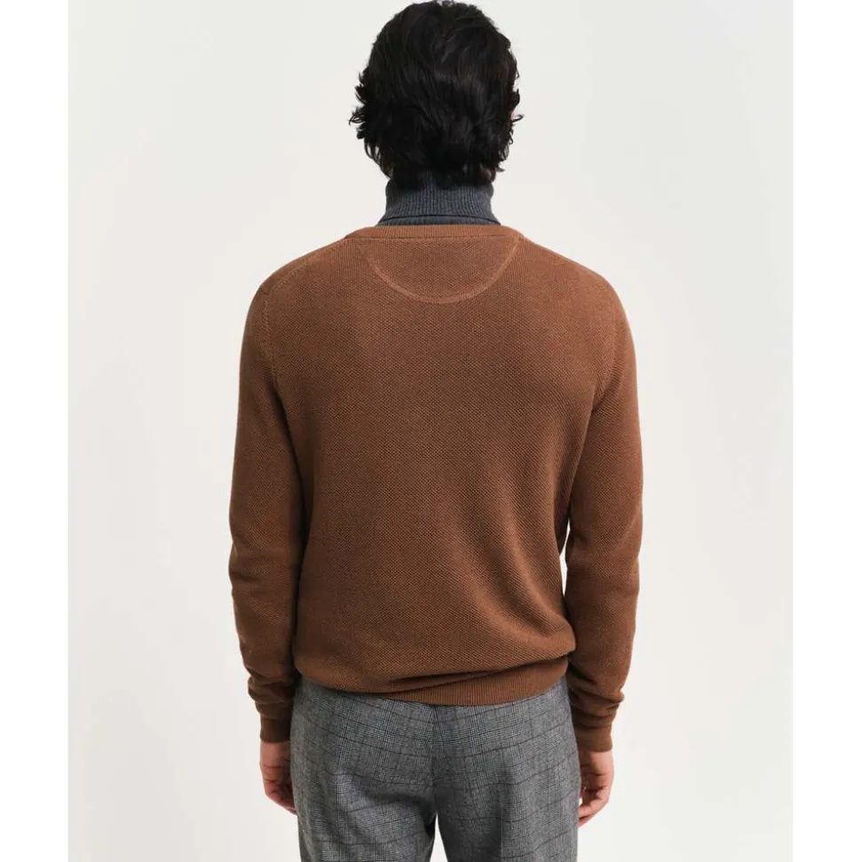 Cotton Pique Crew Neck Herr