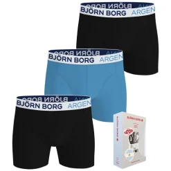 COTTON STRETCH BOXER ARGENTINA 3-PACK HERR