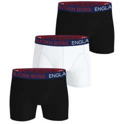 COTTON STRETCH BOXER ENGLAND 3-PACK HERR